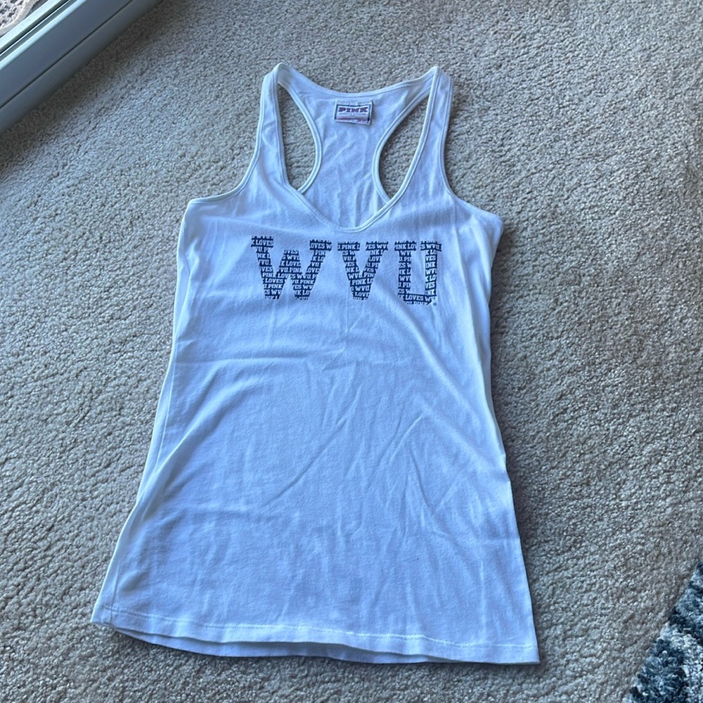 Women’s PINK West Virginia University Tank Top